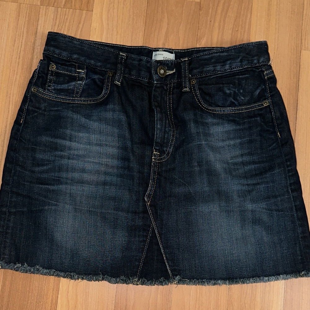 GAP Dark Wash Mini Skirt
